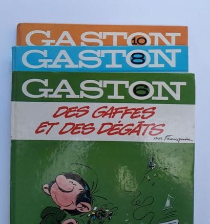 Gaston
ensemble de 3 albums : 6, 8, 10. Editions...