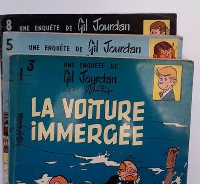 GIL JOURDAN
ensemble de 3 albums : 3, 5,...