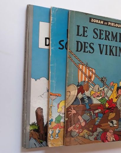 Johan et Pirlouit 
ensemble de 3 albums :...