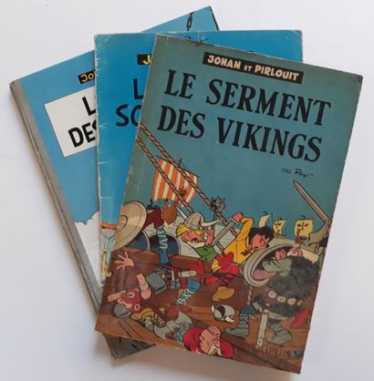 Johan et Pirlouit 
ensemble de 3 albums :...