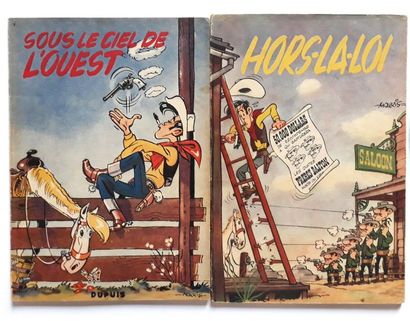 LUCKY LUKE
ensemble de 2 albums : Sous le...