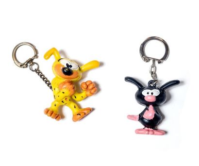 FRANQUIN
ensemble de 2 porte-clefs : Figurines...