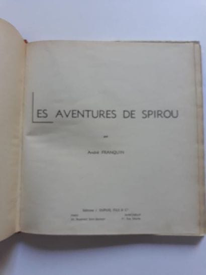 Spirou et Fantasio par Franquin
Edition originale...