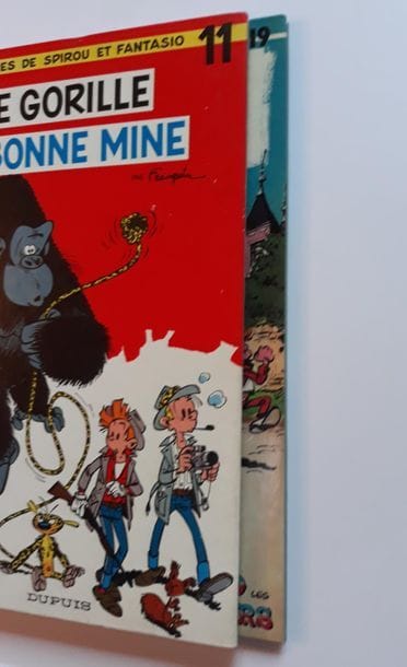 Spirou et Fantasio
ensemble de 2 albums :...