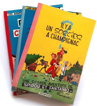 Spirou et Fantasio
ensemble de 3 albums :...