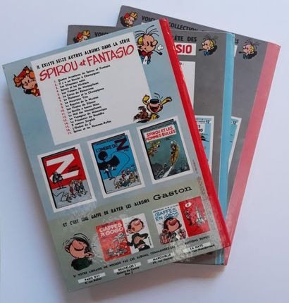Spirou et Fantasio
ensemble de 3 albums :...
