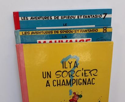 Spirou et Fantasio
ensemble de 3 albums :...