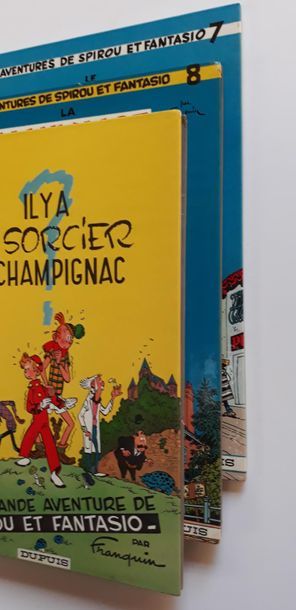 Spirou et Fantasio
ensemble de 3 albums :...