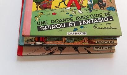 Spirou et Fantasio
ensemble de 3 albums :...