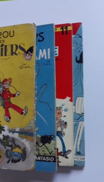 Spirou et Fantasio
ensemble de 4 albums :...