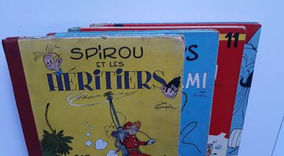 Spirou et Fantasio
ensemble de 4 albums :...