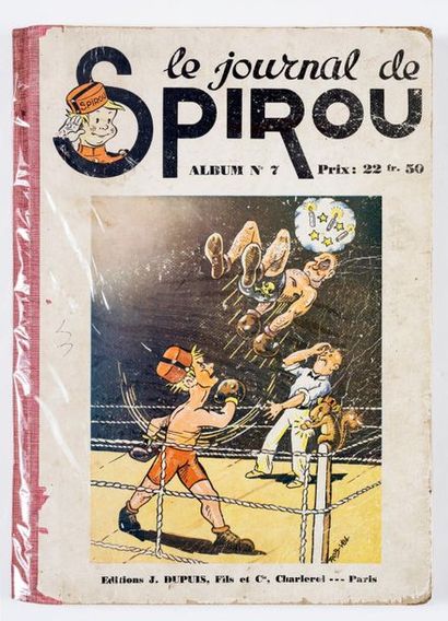 Spirou 7
Reliure éditeur en bon état.