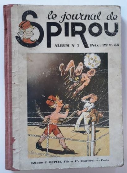 Spirou 7
Reliure éditeur en bon état.