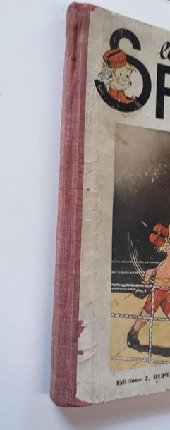 Spirou 7
Reliure éditeur en bon état.