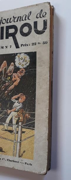 Spirou 7
Reliure éditeur en bon état.