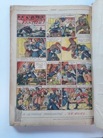 Spirou 7
Reliure éditeur en bon état.