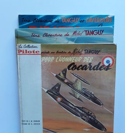 Tanguy et Laverdure 
ensemble de 3 albums...