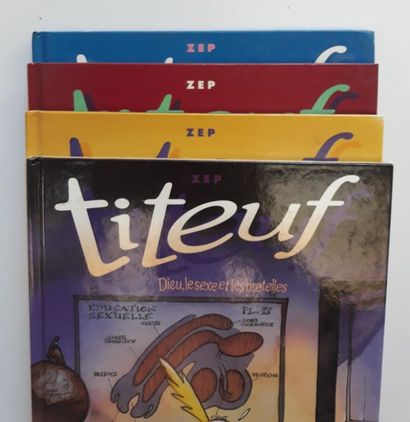 TITEUF
ensemble de 4 albums : Tomes 1 (très...