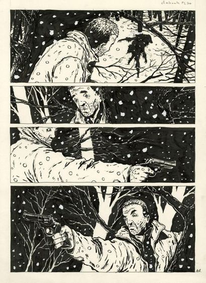 Christophe Chabouté (né en 1967)

La bête
Encre...
