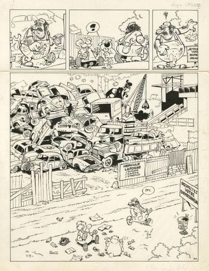 DUPA (1945-2000)
Cubitus
Encre de Chine sur...