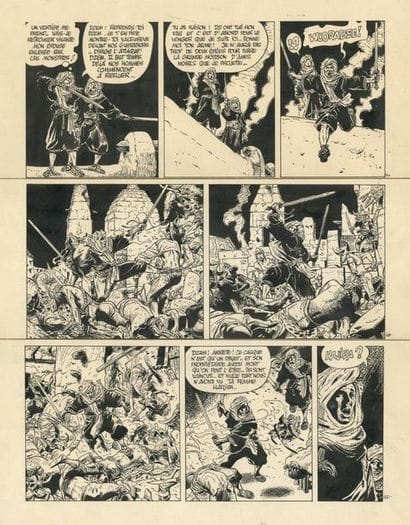 FRANZ (1948-2003)

Jugurtha - La pierre noire
Encre...