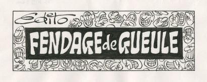 Marcel GOTLIB (1934-2016)

Fendage de gueule
Encre...