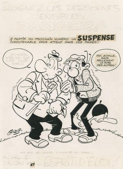 GREG (1931-1999)

Achille Talon et l'esprit...