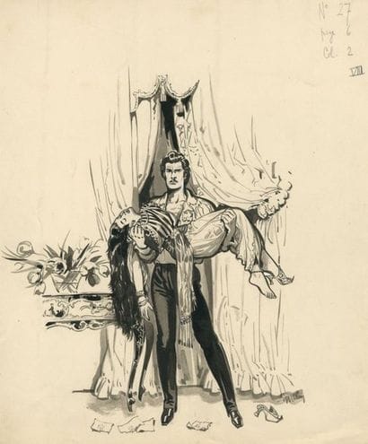 JIJE (1914-1980)

Le Comte de Monte-Cristo
Lavis...