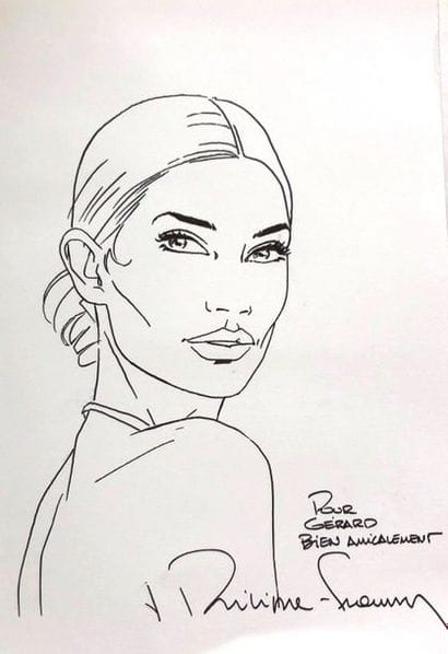 Francq - dédicace
Superbe dessin sur feuille...