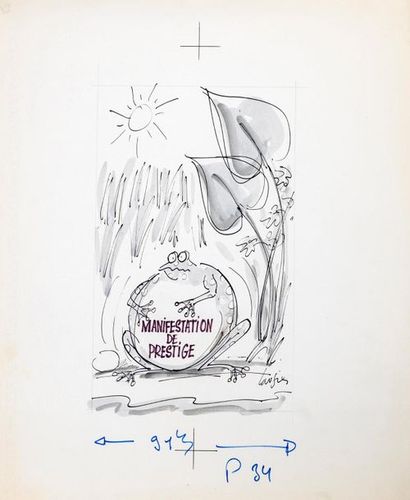 GERARD LAUZIER (1932-2008)

Encre de Chine...