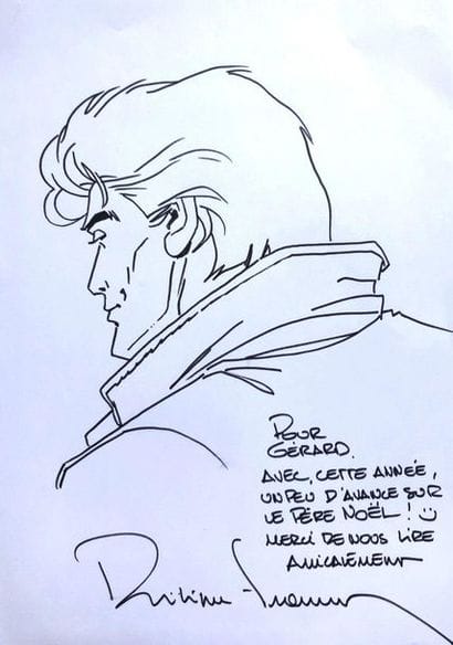 Francq - dédicace
Superbe dessin sur feuille...