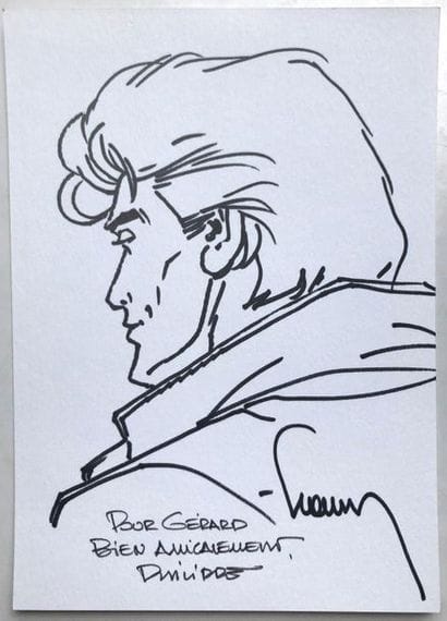 Francq - dédicace
Superbe dessin sur feuille...