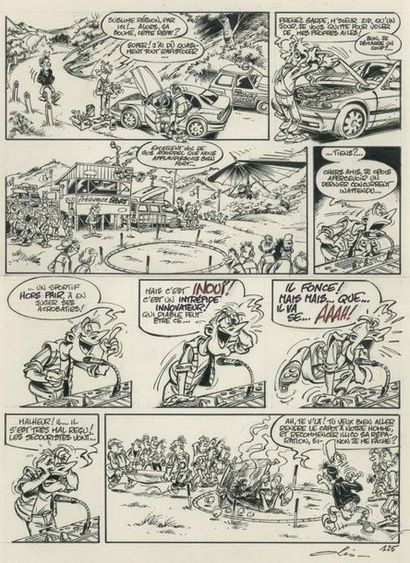 OLIS (né en 1965)

Garage Isidore
Encre de...