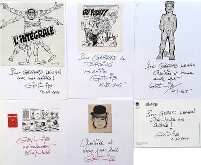 Gotlib - dédicaces
Ensemble de 6 documents...