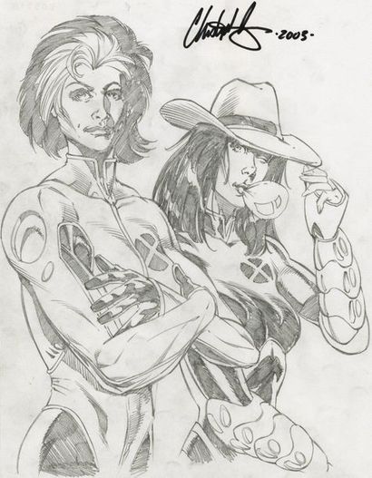 Chris IVY
X-Factor
Mine de plomb sur papier...