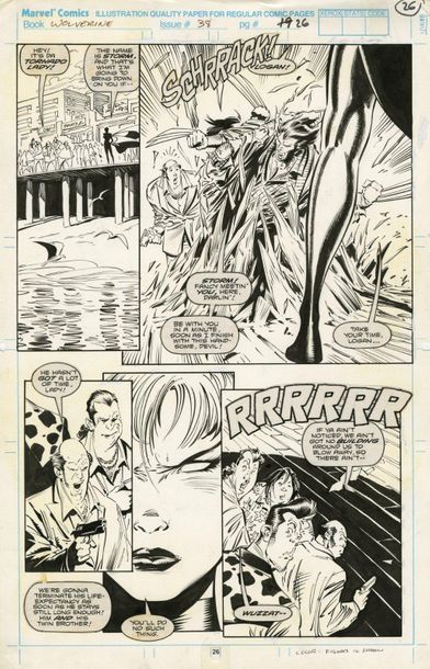Marc SILVESTRI (né en 1958) et Dan GREEN
Wolverine...