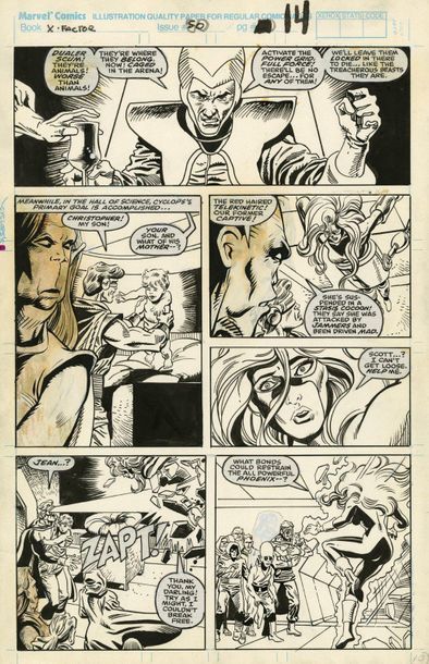 Rich BUCKLER (1949 - 2017)

X-Factor #50
Encre...