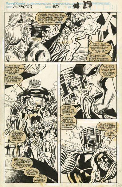 Rich BUCKLER (1949 - 2017)

X-Factor #50
Encre...