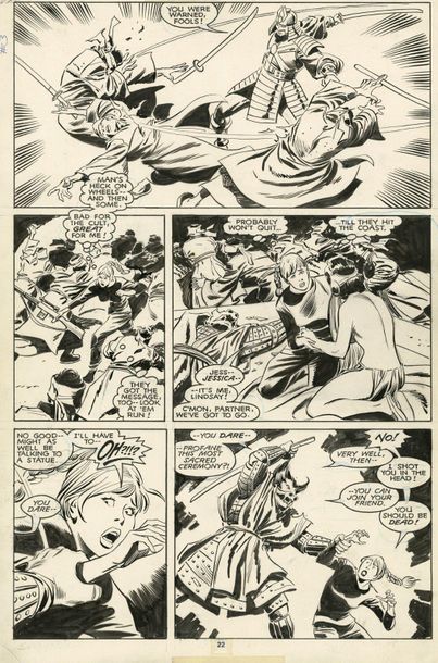 John BUSCEMA (1927 - 2002)

X-Men 2099 #6
Encre...