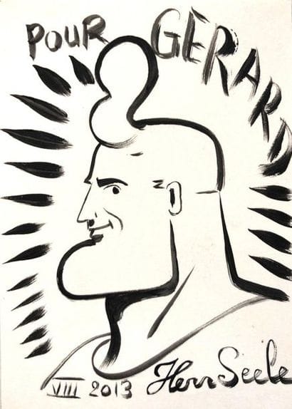 Herrseele - dédicace
Dessin original sur...