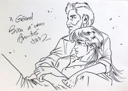 Jim - dédicace
Superbe dessin sur feuille...
