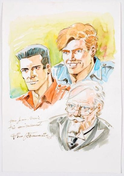ATTANASIO
ensemble de 2 dessins/dédicace...