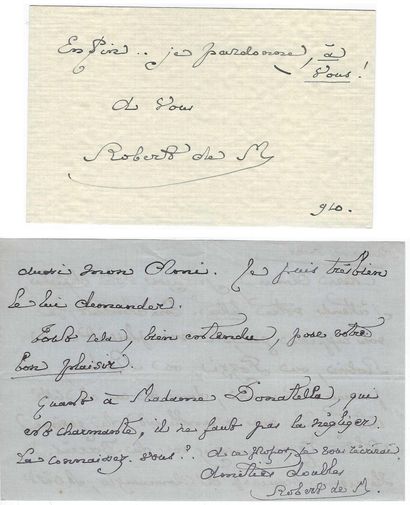 MONTESQUIOU, Robert de (1855-1921), homme...