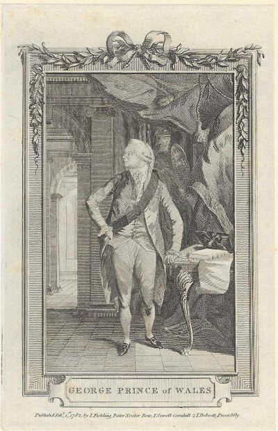 ANGLETERRE.
Set of 2 pieces.
George IV King...