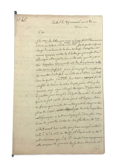 BIGNON, Édouard (1771-1841), diplomate, homme...
