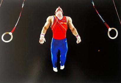 Gymnastics. The Dutch gymnast Yuri van Gelder...