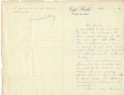 [LAPAUZE, Henry (1867-1925), critique d'art...