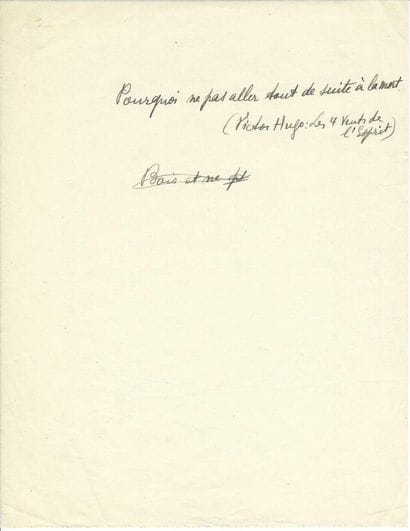 SURRÉALISME.
Autograph manuscript and 2 letters...