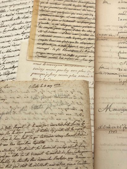 [ANCIEN RÉGIME].
About 15 documents.
Benedict...