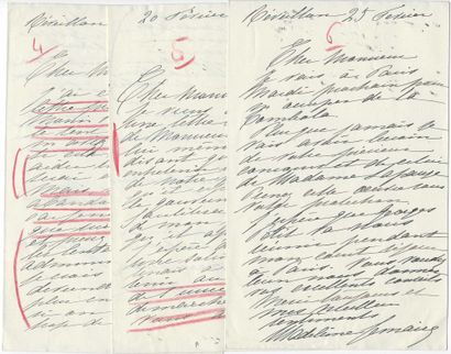 LEMAIRE, Madeleine (1845-1928), peintre,...
